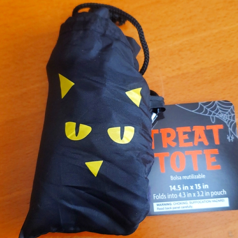 KIDS Halloween Treat Tote Reusable Bag.